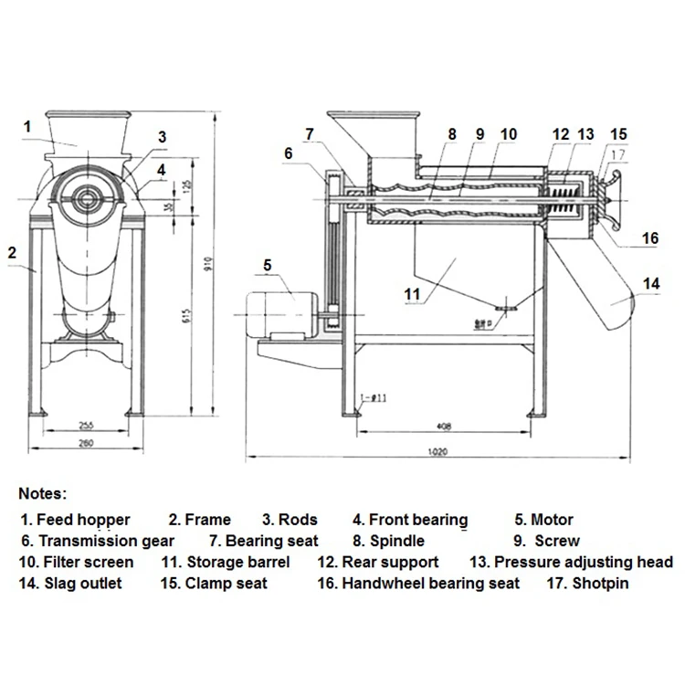 Automatic Fruit Juicer / Industrial Orange Juice Extractor Machine