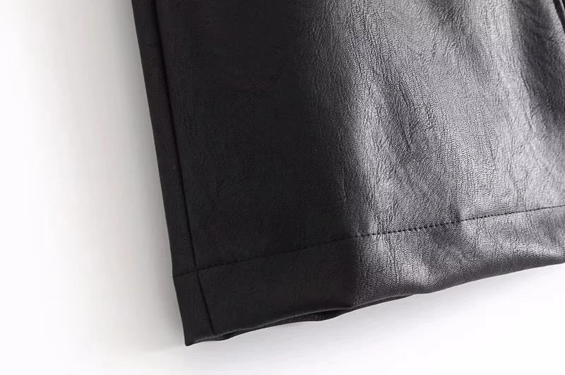 Fashion New Design Sexy Mini Club Skirts Mature Woman High Waist Tight Fashion Black Sexy Hot Mini Lady Short PU Leather Skirt