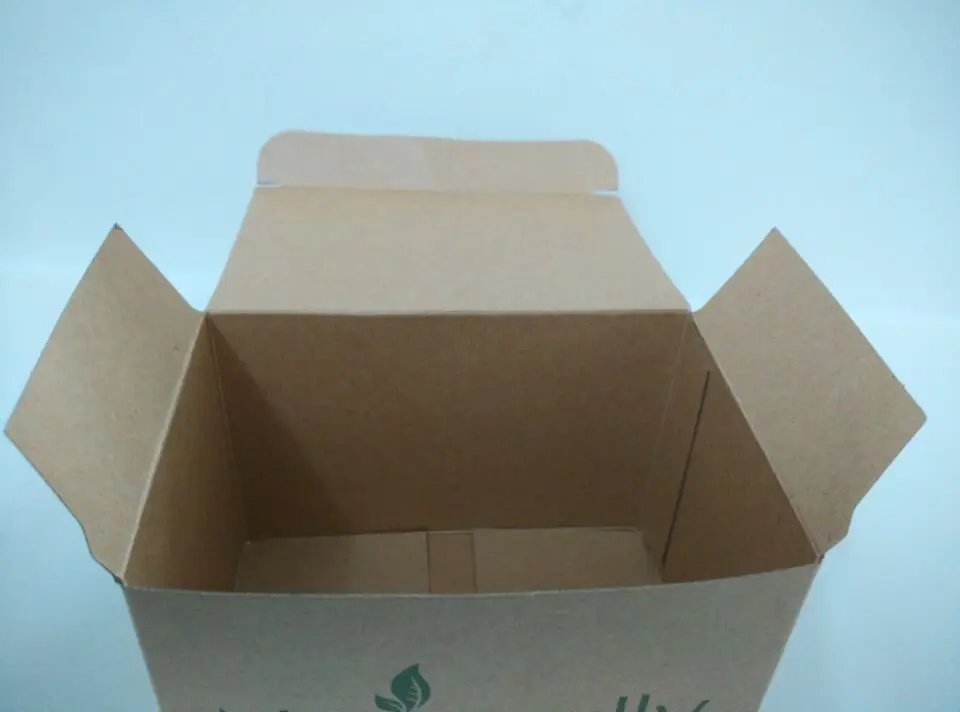 full color custom made OEM glued craft paper boxes