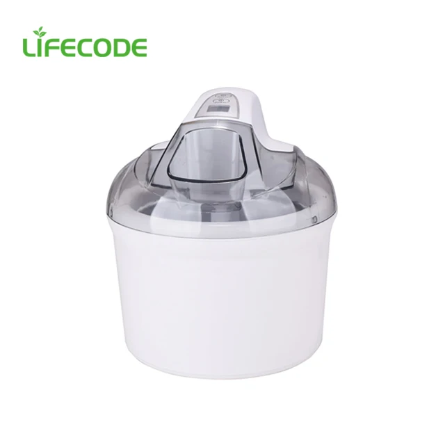 
1.5 liter Electronic home used ice cream roll maker with LCD screen control 