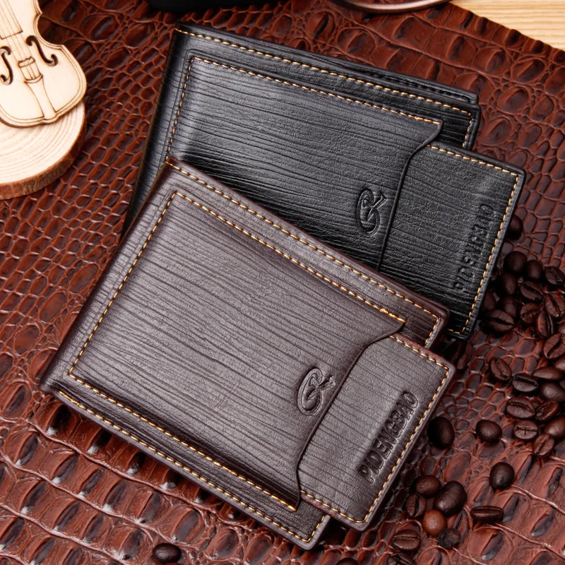 Pidengbao MW1106 2018 Creative Model Inserting Card Guangzhou Leather Man Fold Wallet