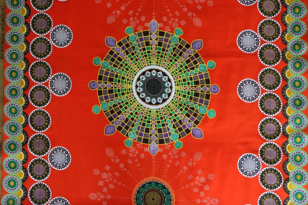 2019 Waxed Print Fabric Woven Technics cotton fabric batik 100%cotton african  java wax print fabric