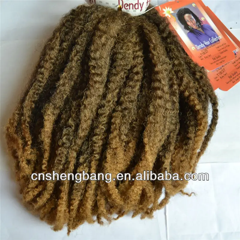 
flame retardant kinky twist braids BLACK 120GR Dendy hair extensions for black women 