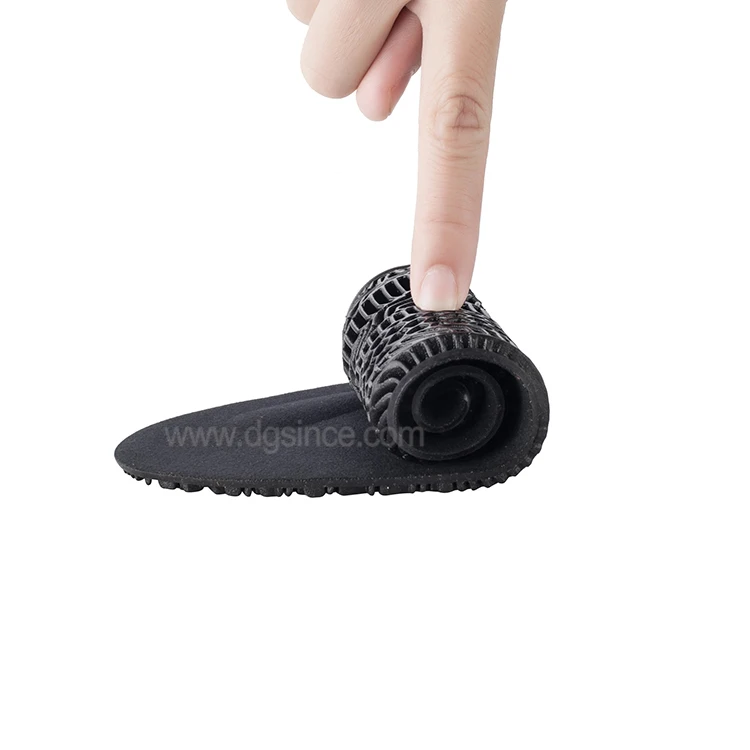 Memory Foam TPE gel Material Shock Absorbing Insole For Shoes