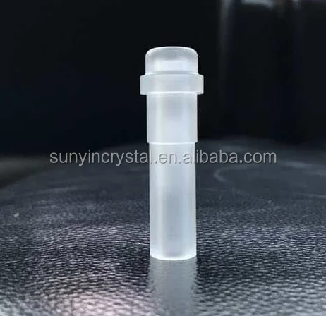 Factory Price Transparent High Mechanical Strength Sapphire Tube Glass For Hair Removal Machine