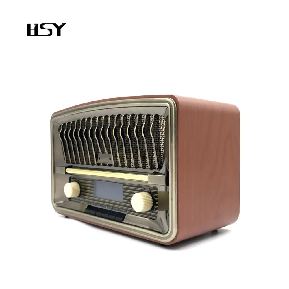 Новый дизайн, деревянное цифровое ретро радио DAB с эффектом EQ