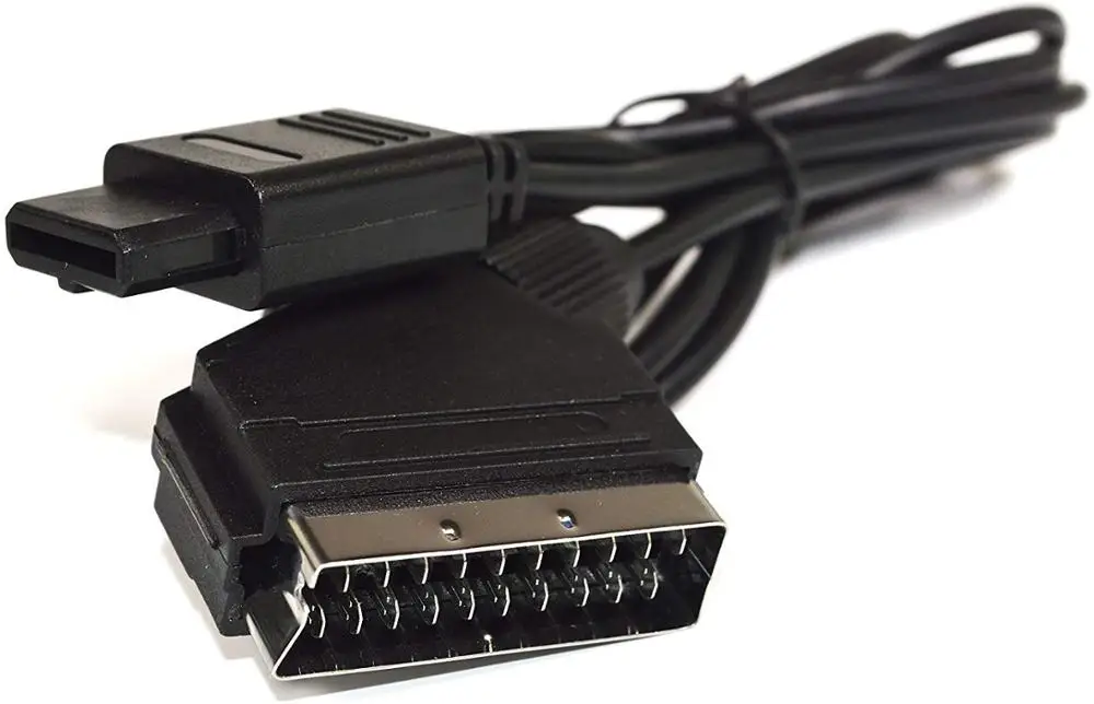 LBT 6ft 1.8m RGB Scart AV Cable Lead for Nintendo N64 SNES NGC Gamecube