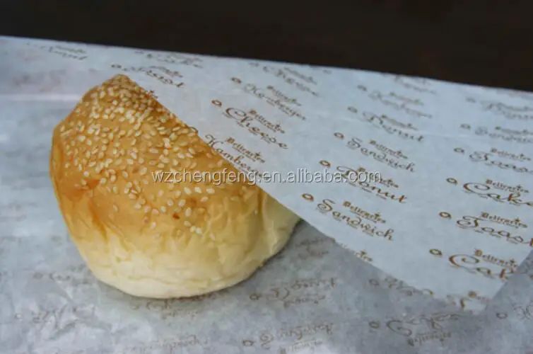 Дешевая смазочная бумага для упаковки гамбургеров/оберточная бумага для сэндвичей