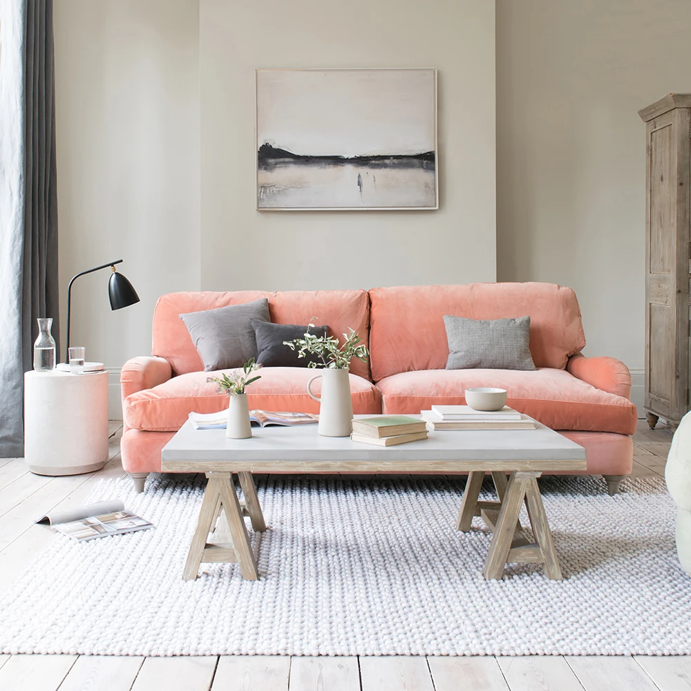 Hotel furniture modern living room wooden sofa set designs