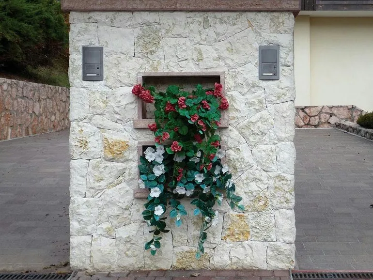 
Natural Gray Limestone Walling veneers Loose Stone Rectangular shape WRSV101 