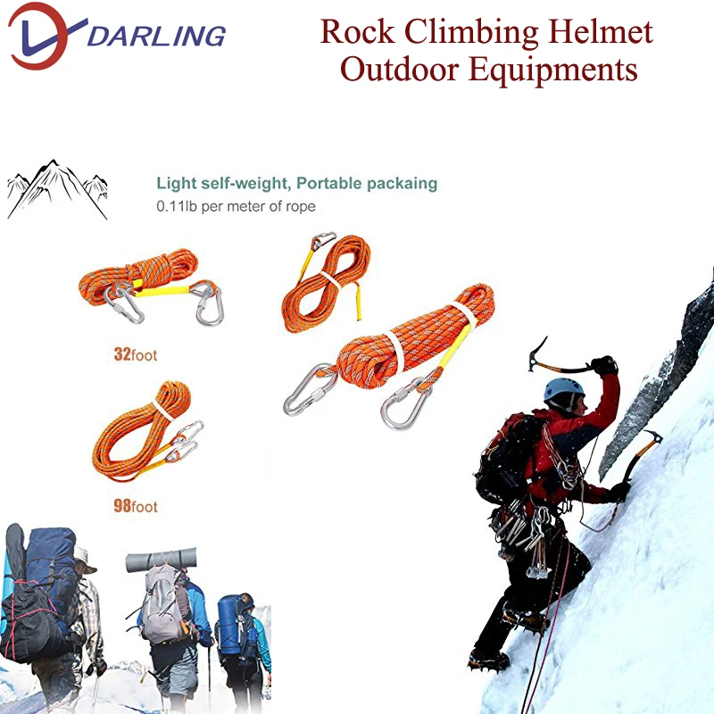 Darlingwell Sports safety helmet Professional climbing Helmet Rescue  meet CE EN397 approval canyoning helmet logo