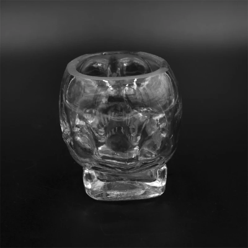 Wholesale unique 180 ml 350 ml cheap price wine scull skull shot glass