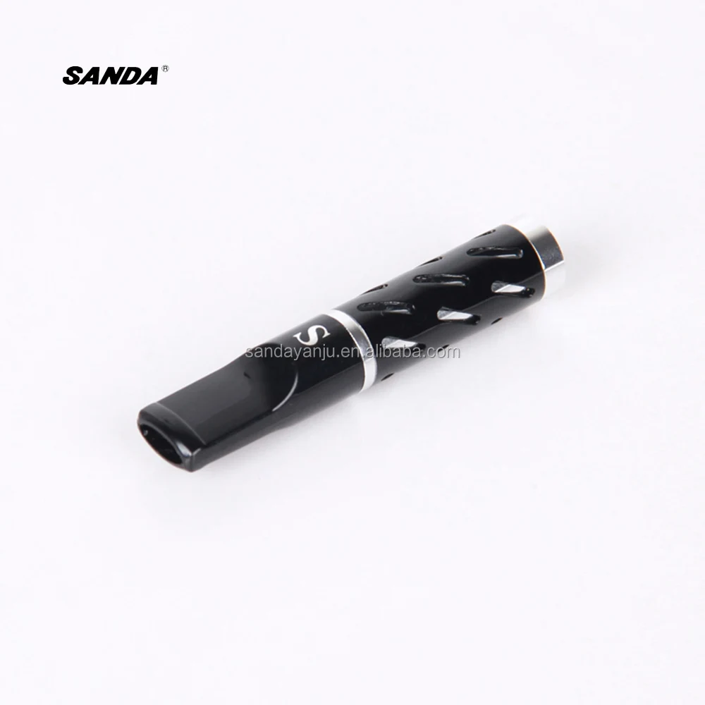SANDA A new type of hollow out wall tube circular filter cigarette holder Straight pull convenient cleaning SD-972