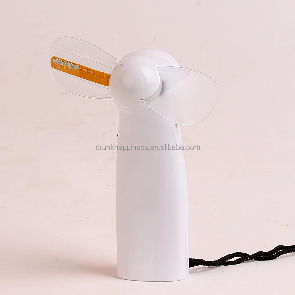 Rechargeable Handheld Mini Led Message Fan, Outdoor Led Display Electric Fan