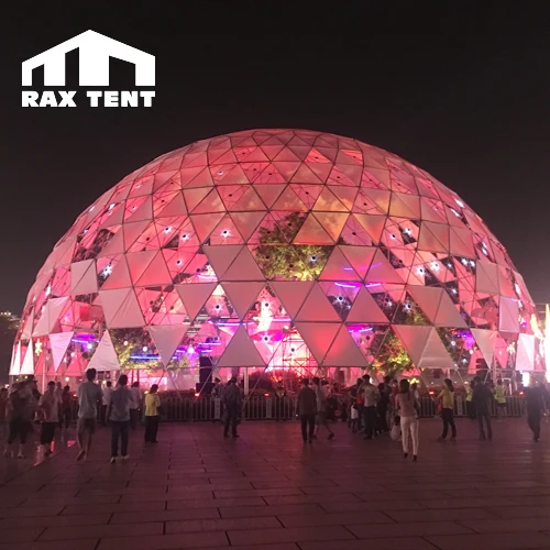 Cheap Price Soundproof Geodesic Event Marquee White Mega Dome Tent