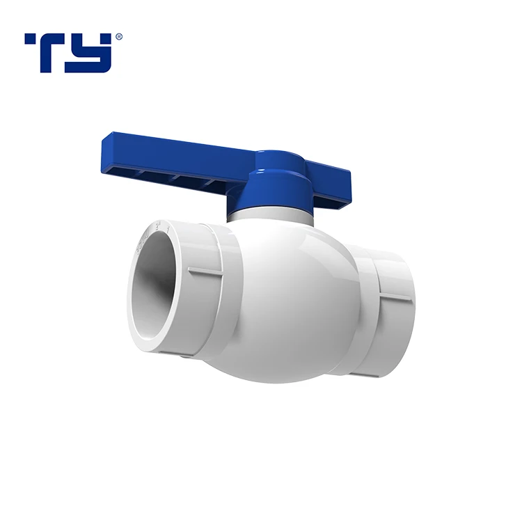 Good Quality PVC UPVC Rubber Joint Plastic Fitting Water Supply TIS Standard Valve (Socket)