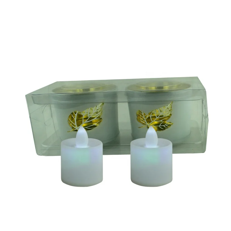 
Candle holder thick glass candle jar white 