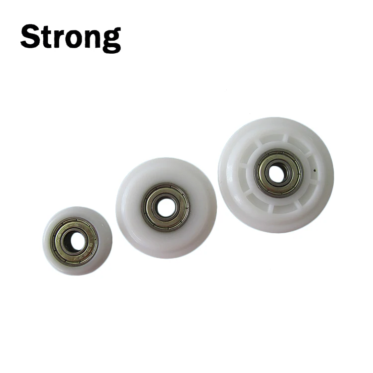 OEM nylon pulley wheels with bearings plastic roller for aluminum sliding door