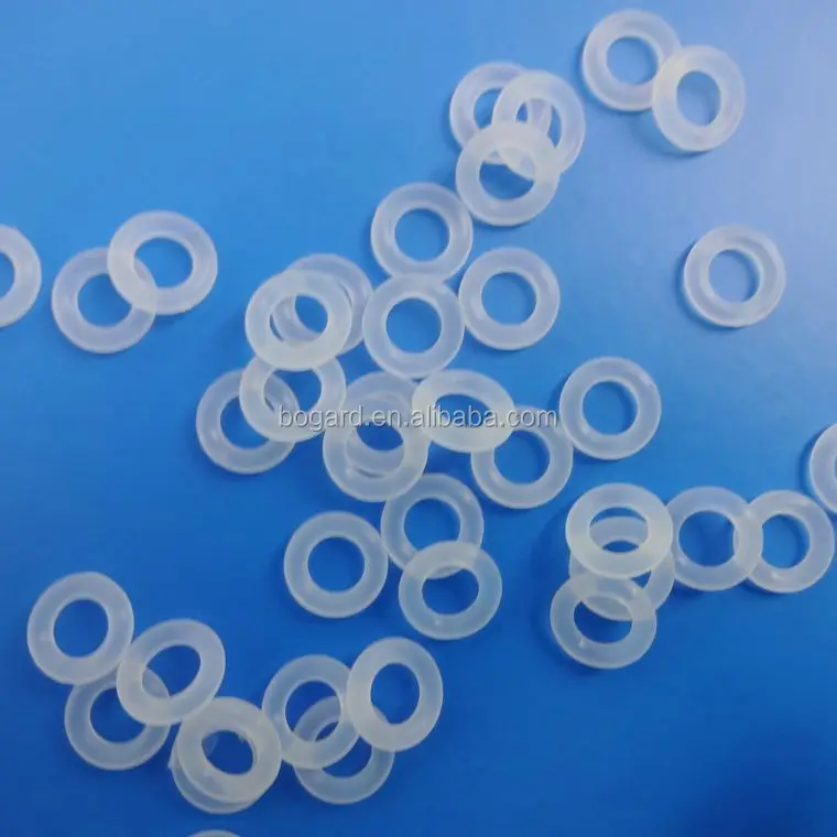 hot Different sizes silicone nbr fkm epdm rubber o ring ClearTransparent silicone oring seal encapsulated oring grommet oring