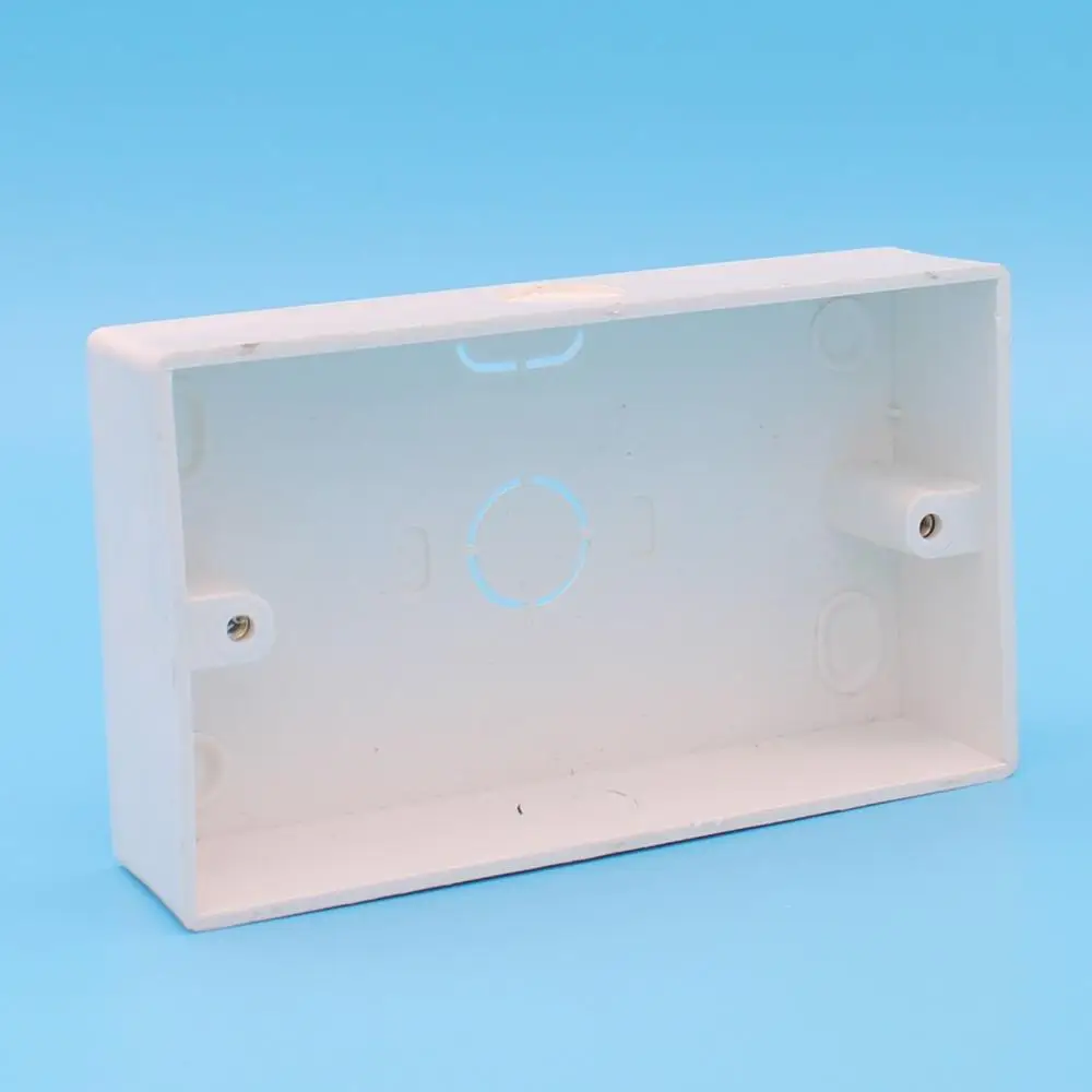 wall electrical switch back junction PVC boxes