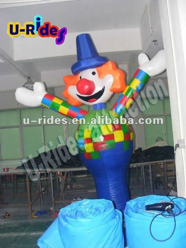 Wholesale Factory price Wonderful Advertising  Clown Style Advertising Inflatable Joker Air Dancer Model For Sale