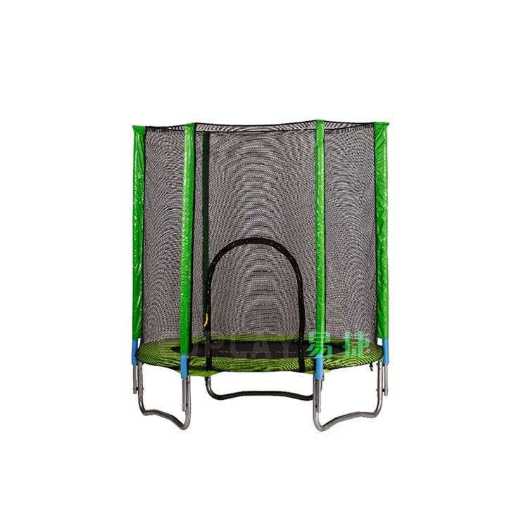 Safety Enclosure Nets Round Kids Mini Trampoline with net