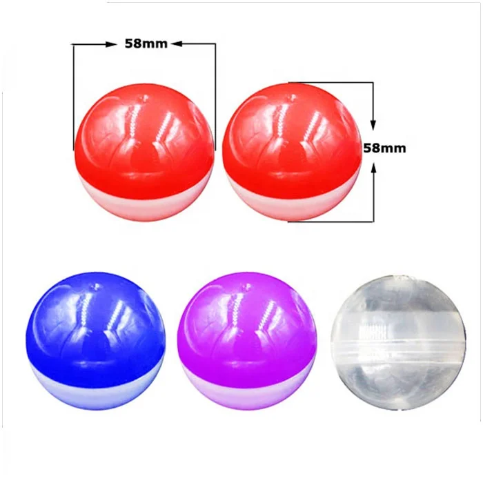 6.5CM Factory Hot Sell MIni Small Plastic Empty Capsules Ball Toys for Vending Machine