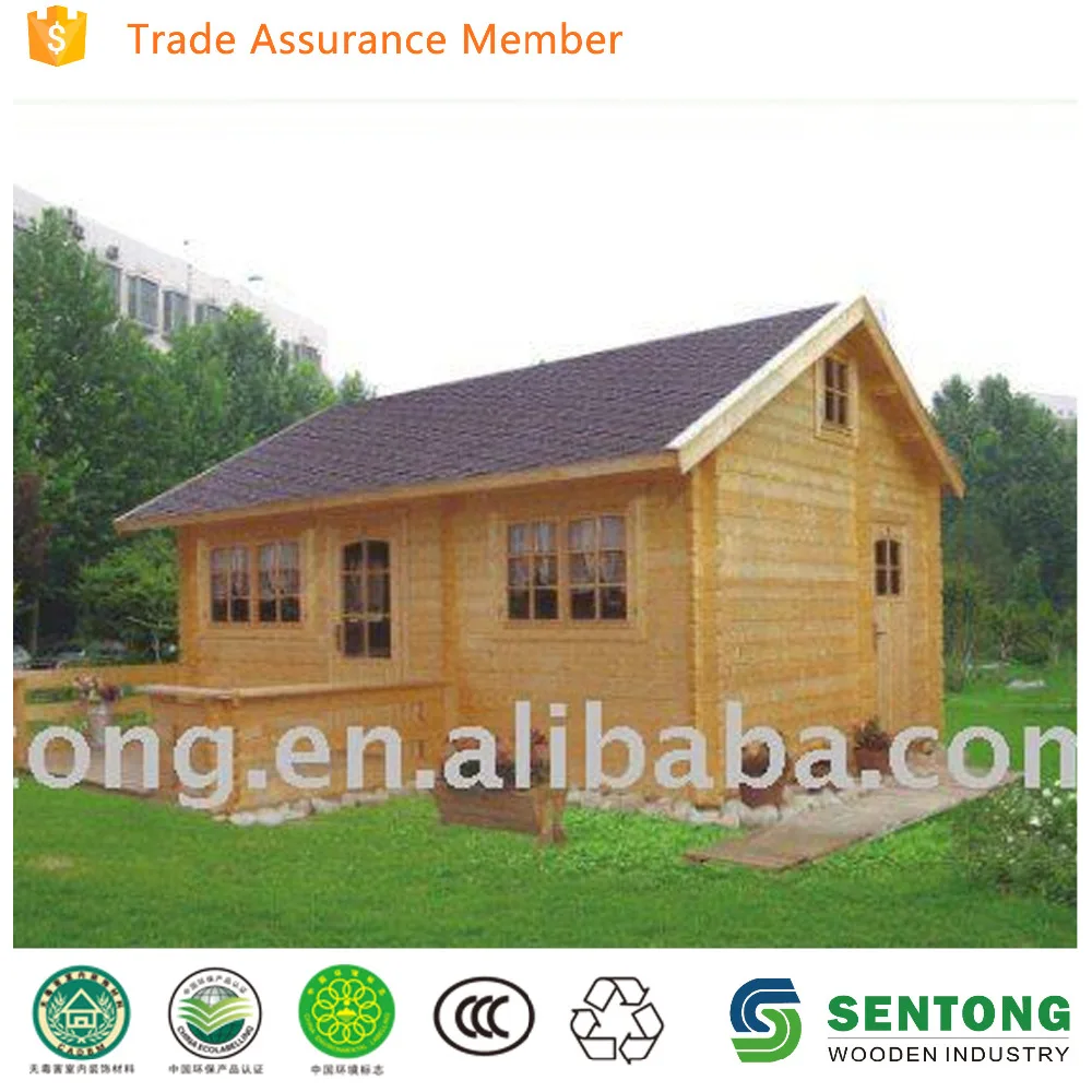 cheap prefab log/wooden house