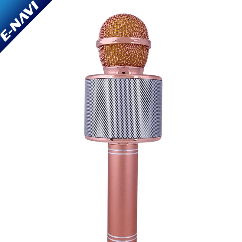 
WS858 Handheld Mic Speaker USB Portable Wireless KTV Karaoke Microphone for Mobile Phone and TV 
