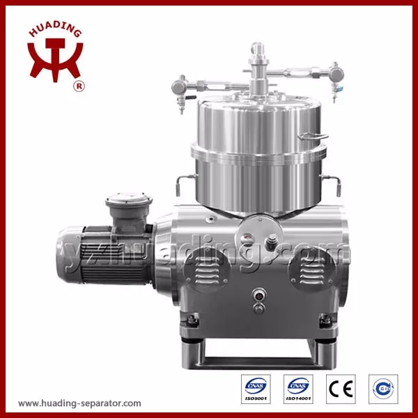 Brand new chinese industrial disc stack centrifuge separator for juice from China famous supplier