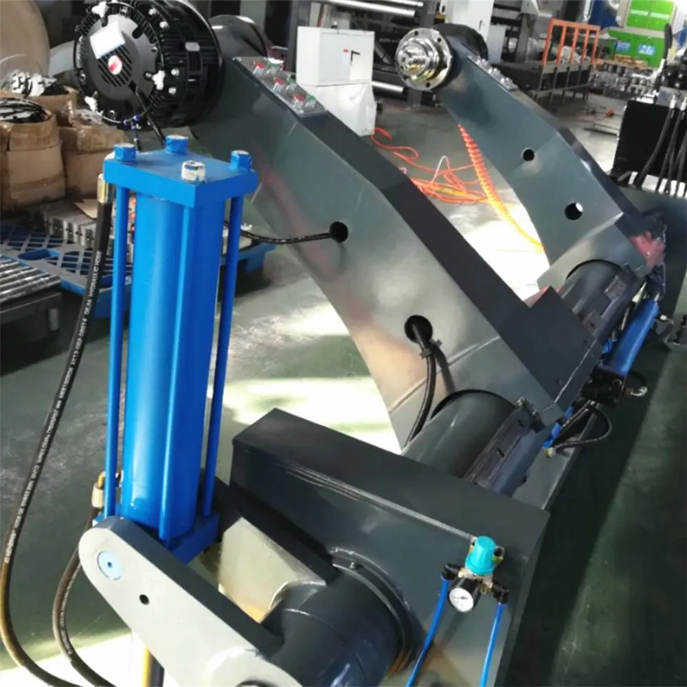 
Shaftless rolling paper reel stand 