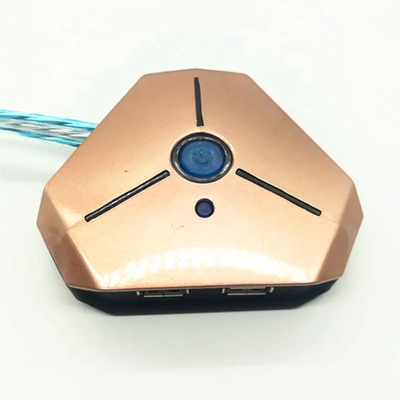 Лидер продаж, настольный выключатель питания с двумя портами USB и аудиоразъемом 3,5 мм для Интернет-кафе