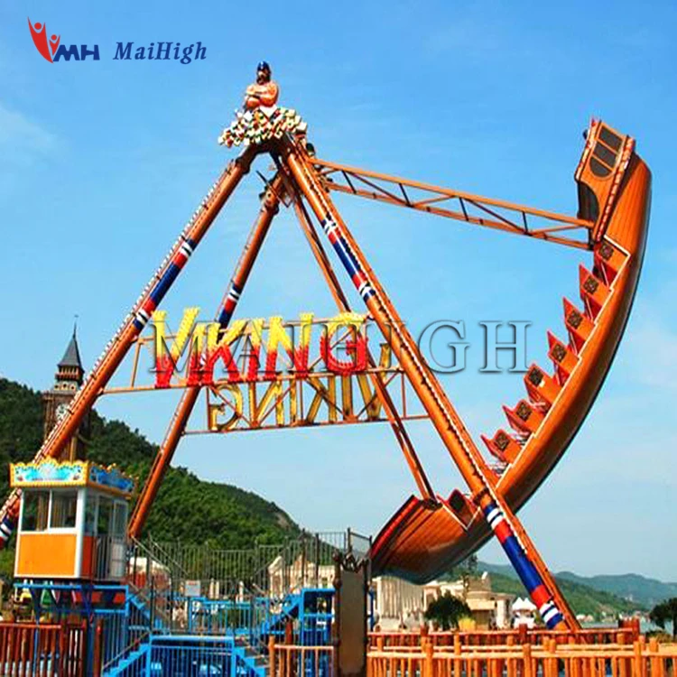 Hot Sale Favorite Playground Fiberglass Kids Adults 24P Outdoor Pirate Ship Ride