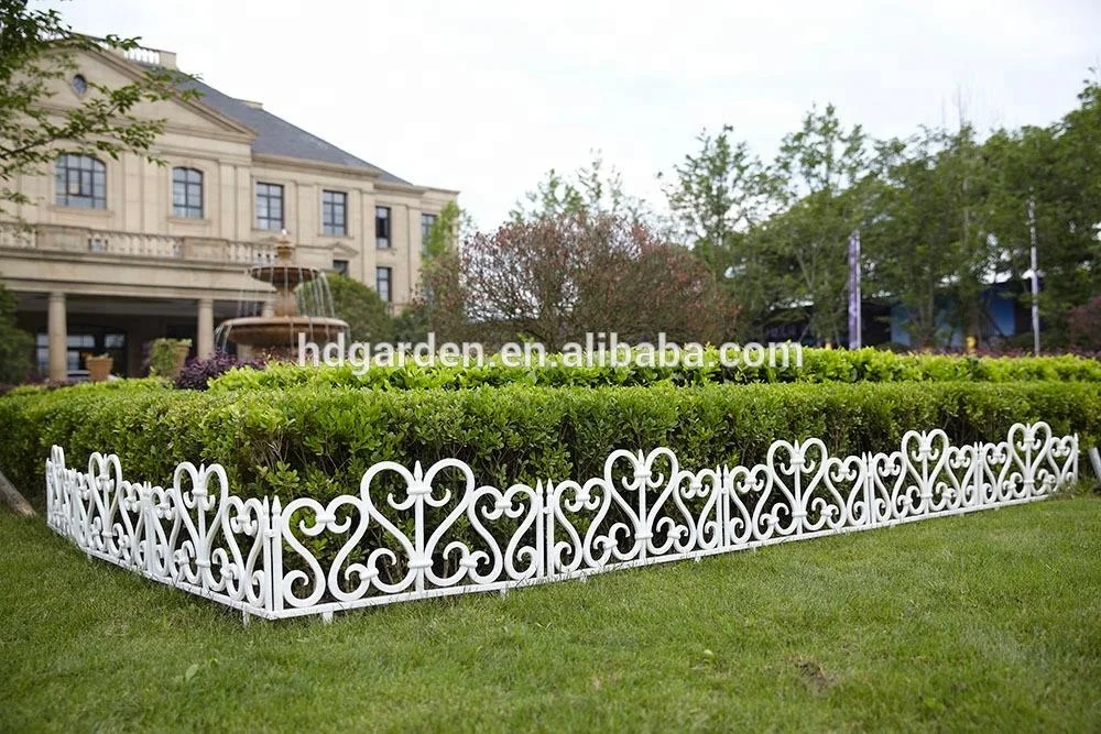Morden Plastic Garden Fence Border Edging  Set of 4