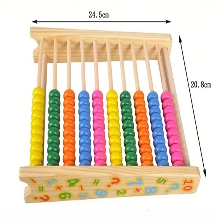 
hot-selling Arithmetic beads abacus for kids wooden bead abacus 