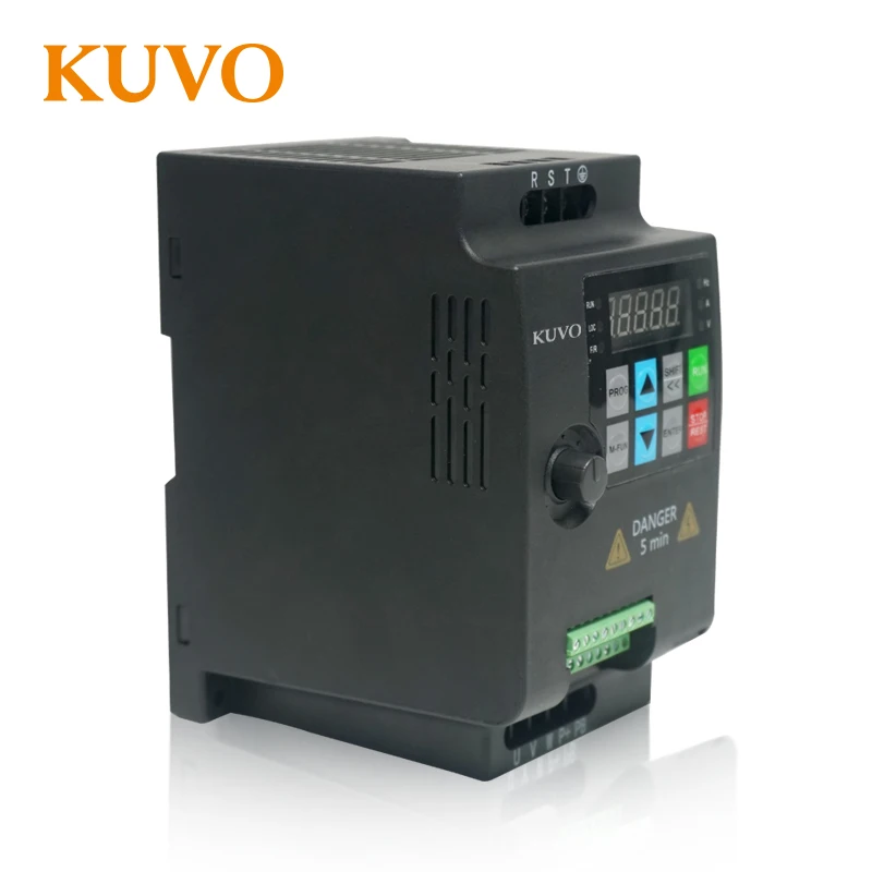 380V Three Phase Input 380V 2.2kw 3HP Mini VFD Variable Frequency Drive Inverter for Motor Speed Control