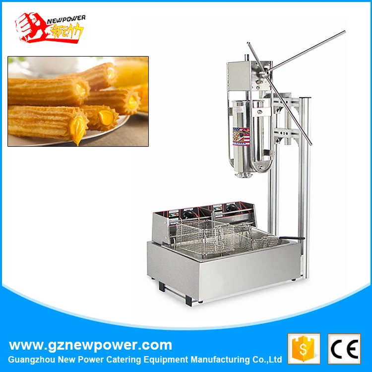 newpower spanish high quality churro fryer churros machine fry snack bakery equipment for sale