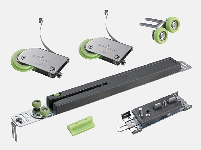 Aluminium Visible sliding roller for aluminum glass and wooden door