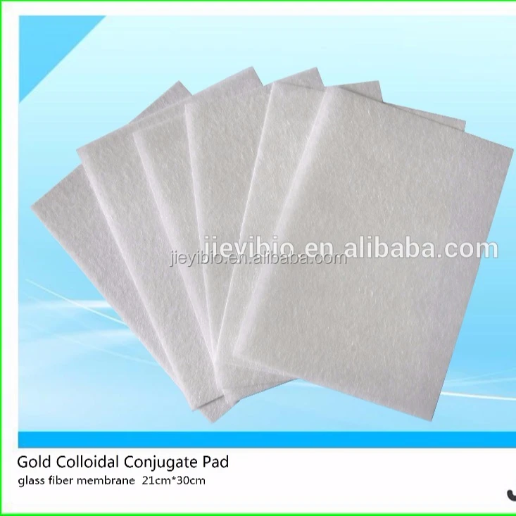 
Glass fiber sample pad & conjugate pad for gold colloidal 