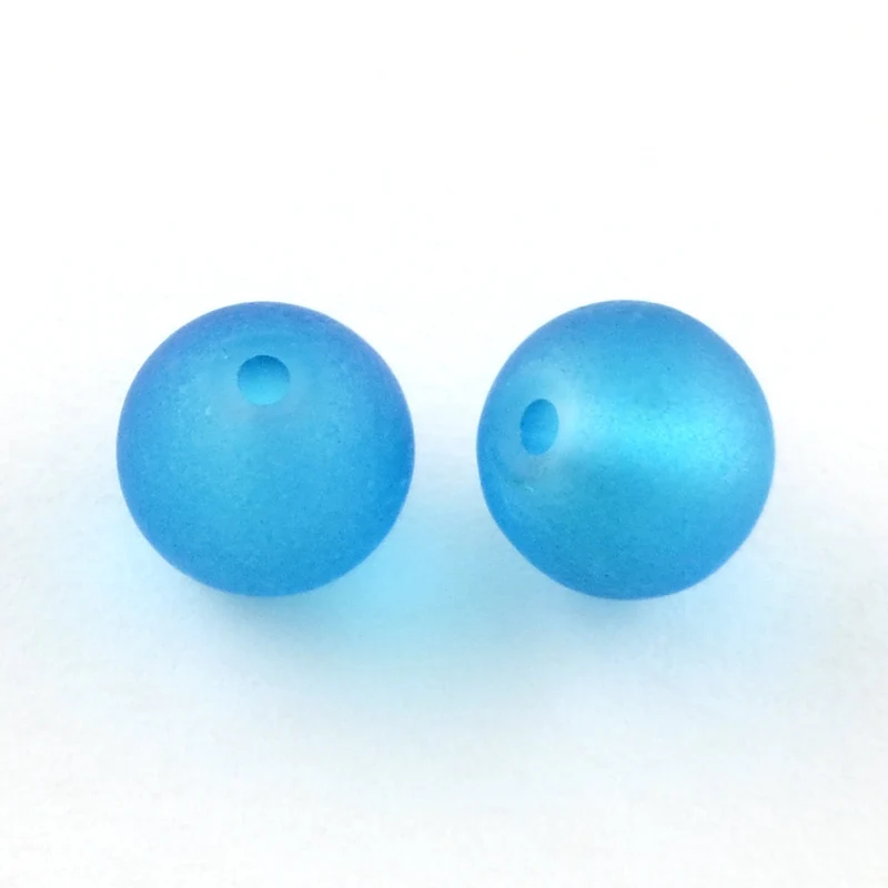 PandaHall 6mm loose Beads Glass Frosted Beads