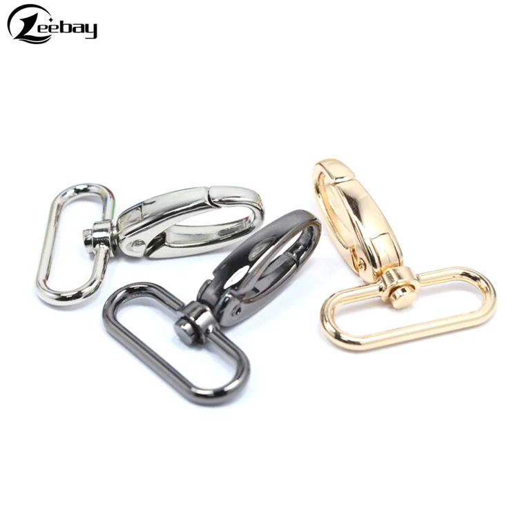 Wholesale various design carabiner hook metal snap buckle hook for sling bag