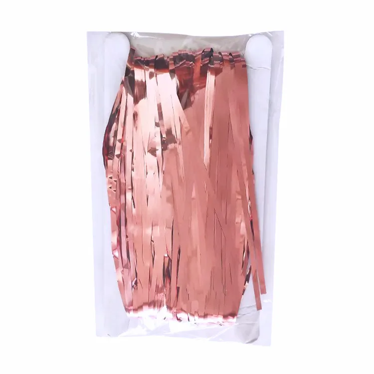 1*3M 1*2M rose gold rain foil curtain backdrop curtain for wedding event party