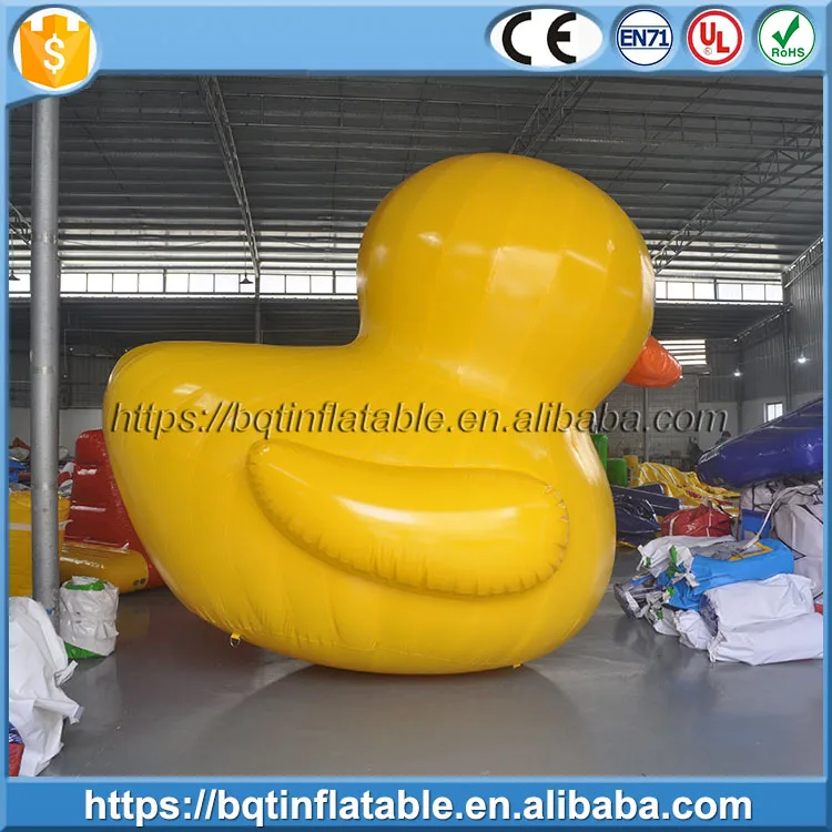 2017 inflatable yellow duck for advertising, giant inflatable duck floating in the water