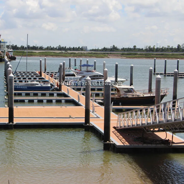 Baolin Pontoon bridge aluminum floating dock marina boat