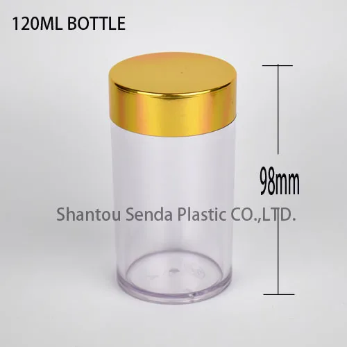 China selling online black/red/clear bottle jar 120ml,120cc capsule bottles