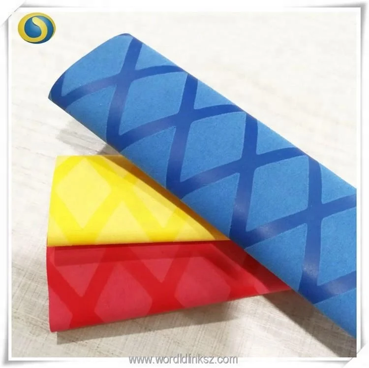 Non-slip heat shrinkable tube for fishing rod cover