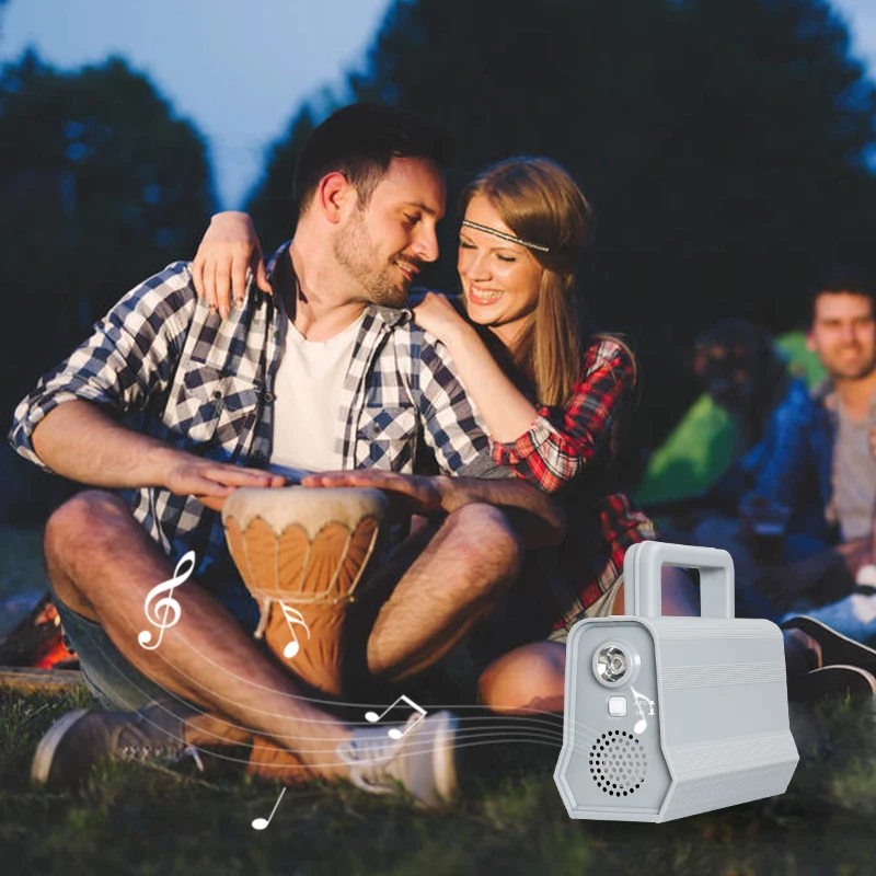 Outdoor 2in1 portable solar for home power system with MP3 Speaker