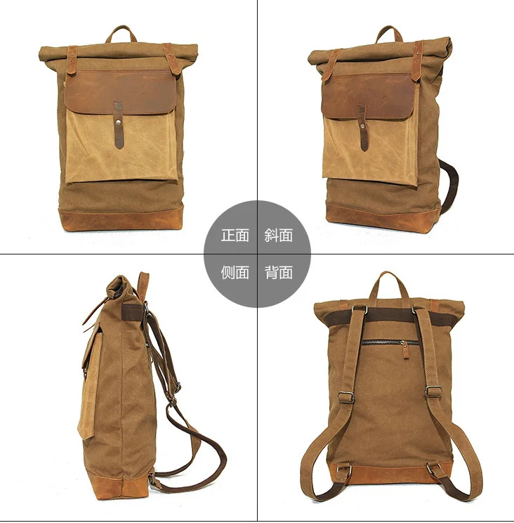 Wholesale Canvas Shoulder Bag Messenger Crossbody Bag Canvas Men Tote Canvas Bags