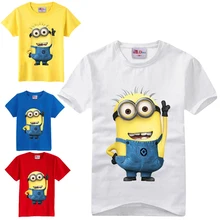 Children t shirts Despicable me Minions Clothes T Shirts For Girls Boys t-shirts Kids Short Sleeve Tee Baby Children’s Clothing