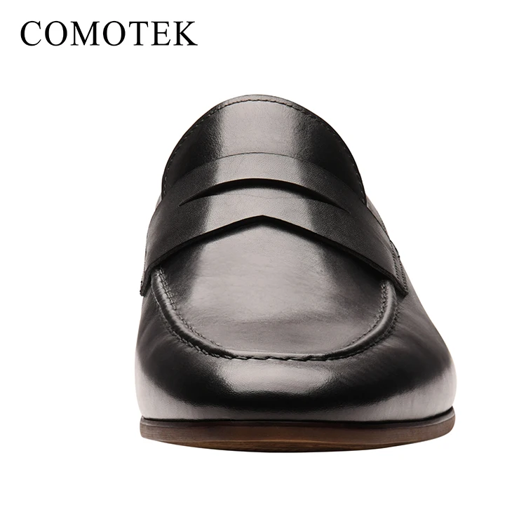  Гуанчжоу HONGJIA COMOTEK бренд под заказ мягкая резиновая подошва мужская кожаная обувь